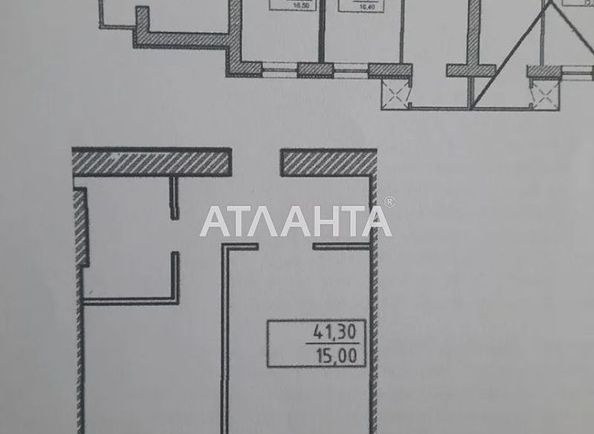 1-room apartment apartment by the address st. Sergeya Zulinskogo (area 41,3 m²) - Atlanta.ua - photo 9