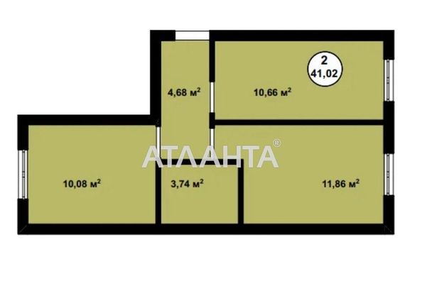 2-rooms apartment apartment by the address st. Odesskaya (area 42,0 m2) - Atlanta.ua - photo 17
