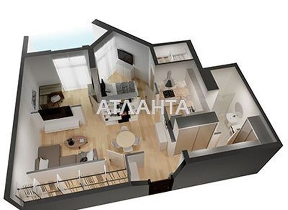 2-rooms apartment apartment by the address st. Franko Ivana (area 69,1 m2) - Atlanta.ua - photo 8