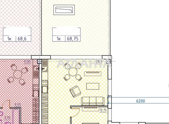 1-room apartment apartment by the address st. Geranevaya (area 68 m²) - Atlanta.ua - photo 6