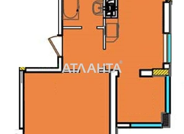 1-room apartment apartment by the address st. Stroitelnaya (area 36,0 m2) - Atlanta.ua - photo 2