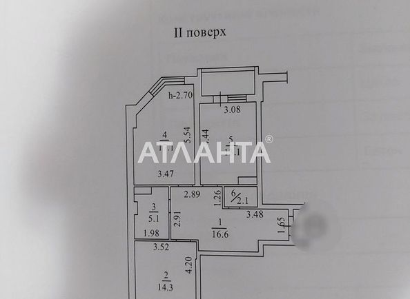 2-rooms apartment apartment by the address st. Ovidiopolskaya dor (area 71,2 m2) - Atlanta.ua - photo 2