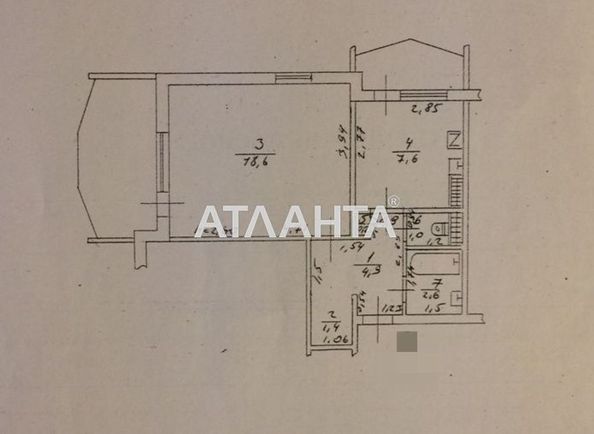 1-room apartment apartment by the address st. Dobrovolskogo pr (area 42,0 m2) - Atlanta.ua - photo 15