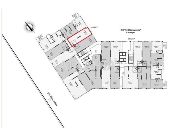 Коммерческая недвижимость по адресу ул. Краснова (площадь 106,0 м2) - Atlanta.ua - фото 2