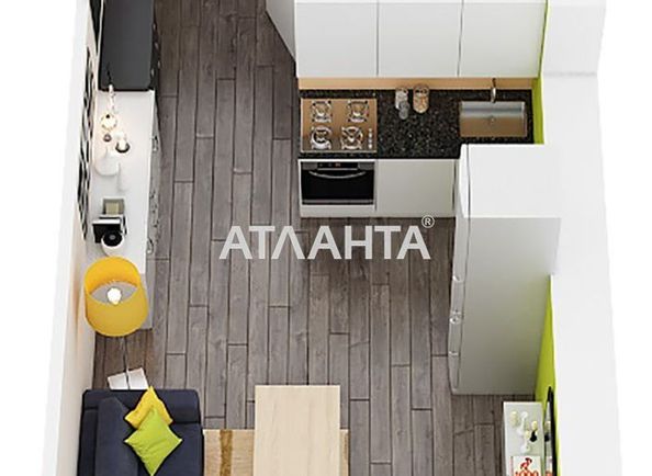 1-room apartment apartment by the address st. Dobrobutna (area 15,4 m2) - Atlanta.ua