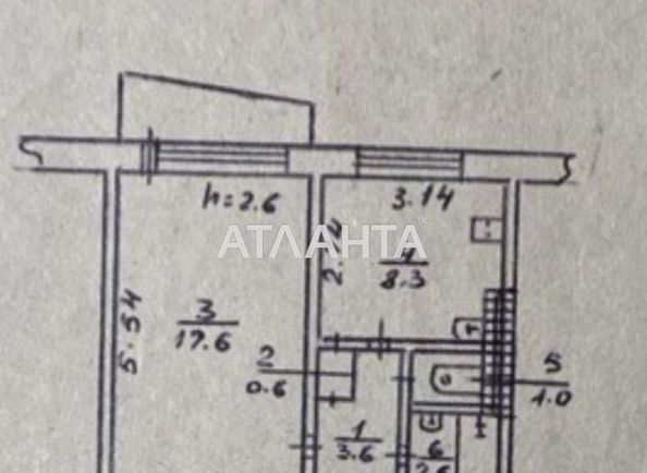 1-комнатная квартира по адресу ул. Заболотного ак. (площадь 35,0 м2) - Atlanta.ua - фото 8