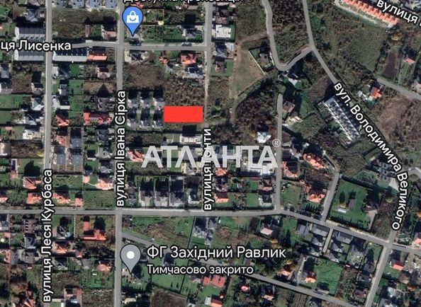 Landplot by the address st. Gonty Ivana (area 11 acr) - Atlanta.ua
