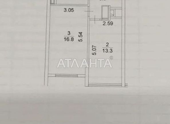 1-room apartment apartment by the address st. Mashinostroiteley (area 40,5 m2) - Atlanta.ua - photo 8