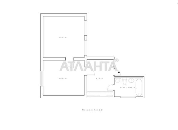2-rooms apartment apartment by the address st. Raskidaylovskaya Stanislavskogo (area 42 m²) - Atlanta.ua - photo 9