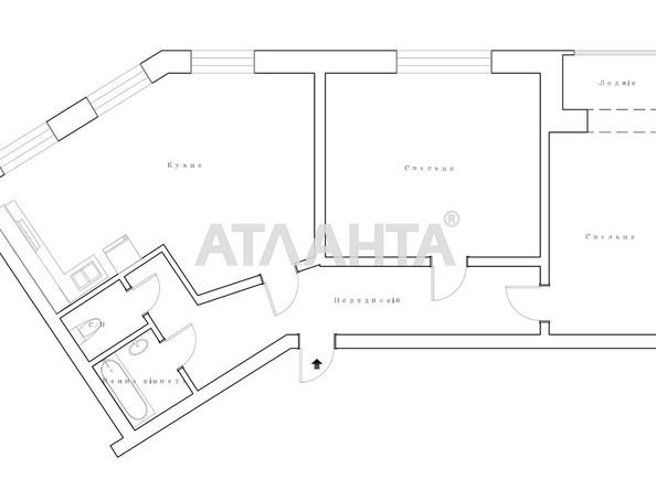 3-кімнатна квартира за адресою Люстдорфська дор. (площа 68,8 м²) - Atlanta.ua - фото 14