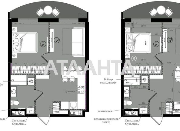 1-room apartment apartment by the address st. Fontanskaya dor Perekopskoy Divizii (area 45,0 m2) - Atlanta.ua - photo 28