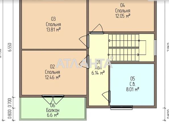 House by the address st. Karernyy per (area 120 m²) - Atlanta.ua - photo 5
