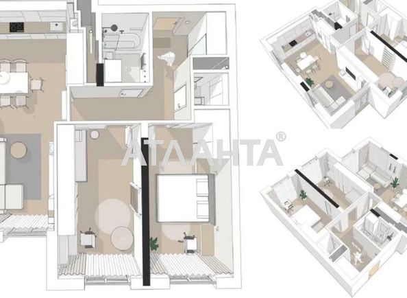3-rooms apartment apartment by the address st. Striyska (area 82,0 m2) - Atlanta.ua - photo 12