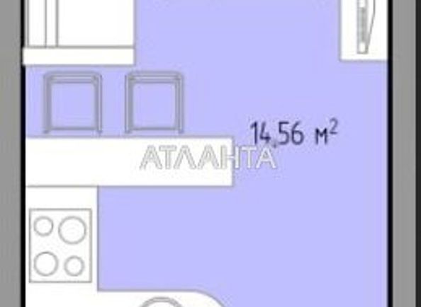 1-room apartment apartment by the address st. Pishonovskaya (area 22,7 m²) - Atlanta.ua - photo 8