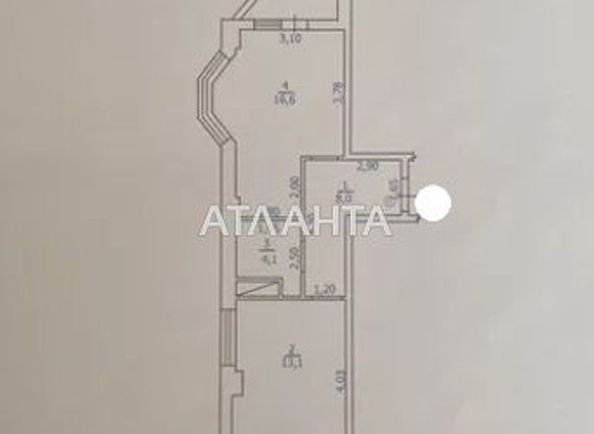 1-room apartment apartment by the address st. Balkovskaya Frunze (area 42,5 m2) - Atlanta.ua - photo 2
