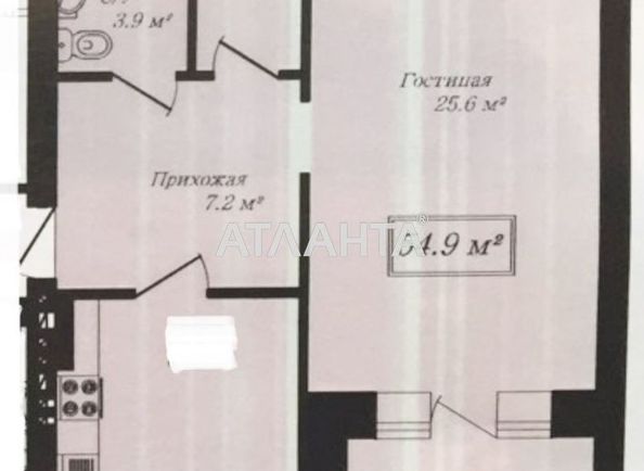1-room apartment apartment by the address st. Frantsuzskiy bul Proletarskiy bul (area 56,1 m2) - Atlanta.ua - photo 3