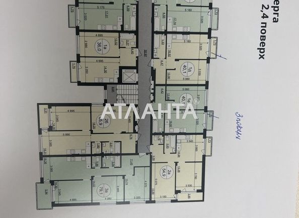 1-room apartment apartment by the address st. Nezavisimosti Ukrainy (area 40,1 m2) - Atlanta.ua - photo 5