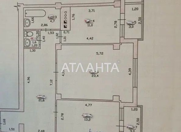 2-rooms apartment apartment by the address st. Bocharova gen (area 82,0 m2) - Atlanta.ua - photo 8