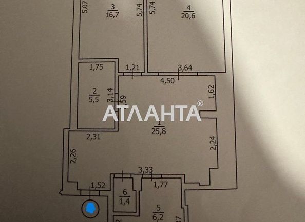 2-комнатная квартира по адресу ул. Морская (площадь 76,2 м²) - Atlanta.ua - фото 12