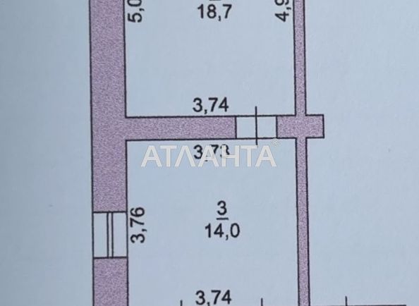 1-room apartment apartment by the address st. Matrosskiy spusk (area 39,4 m2) - Atlanta.ua - photo 5