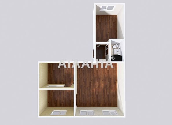 3-rooms apartment apartment by the address st. Balkovskaya Frunze (area 49,9 m²) - Atlanta.ua - photo 20