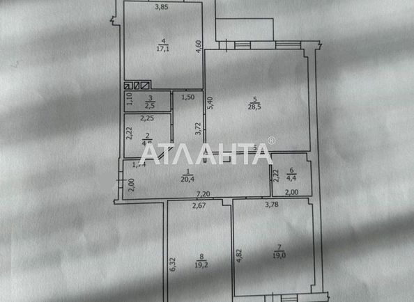 3-комнатная квартира по адресу ул. Жаботинского (площадь 118,0 м2) - Atlanta.ua - фото 3