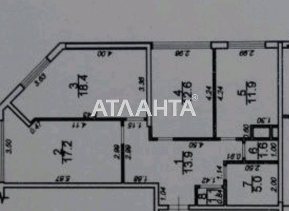 3-комнатная квартира по адресу ул. Жемчужная (площадь 81,7 м2) - Atlanta.ua - фото 3