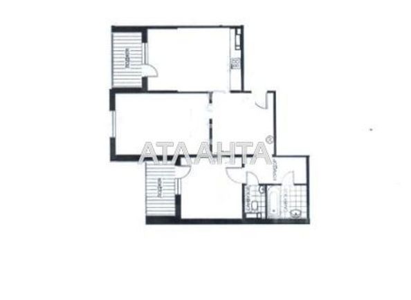2-rooms apartment apartment by the address st. Yasinovatskiy per (area 77,2 m2) - Atlanta.ua - photo 11
