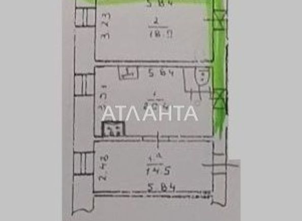 2-кімнатна квартира за адресою вул. Садова (площа 54,0 м2) - Atlanta.ua - фото 4