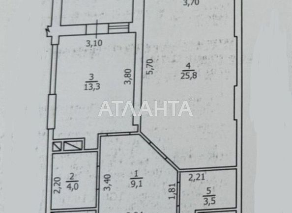 1-room apartment apartment by the address st. Frantsuzskiy bul Proletarskiy bul (area 58,0 m2) - Atlanta.ua - photo 9