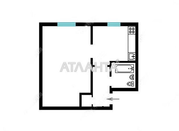 1-room apartment apartment by the address st. Degtyarevskaya (area 26,0 m2) - Atlanta.ua - photo 13