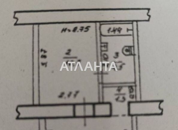 1-комнатная квартира по адресу ул. Раскидайловская (площадь 25,5 м2) - Atlanta.ua - фото 4