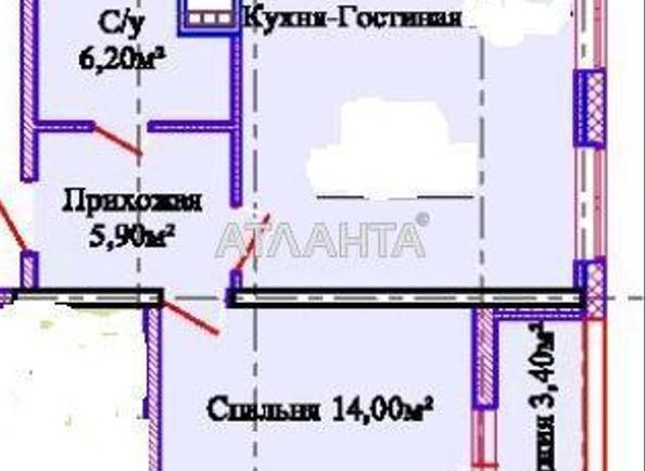 1-комнатная квартира по адресу ул. Костанди (площадь 52 м²) - Atlanta.ua - фото 6