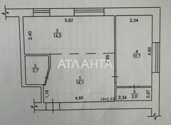 2-rooms apartment apartment by the address st. Chervonopolskaya (area 44,0 m2) - Atlanta.ua - photo 2