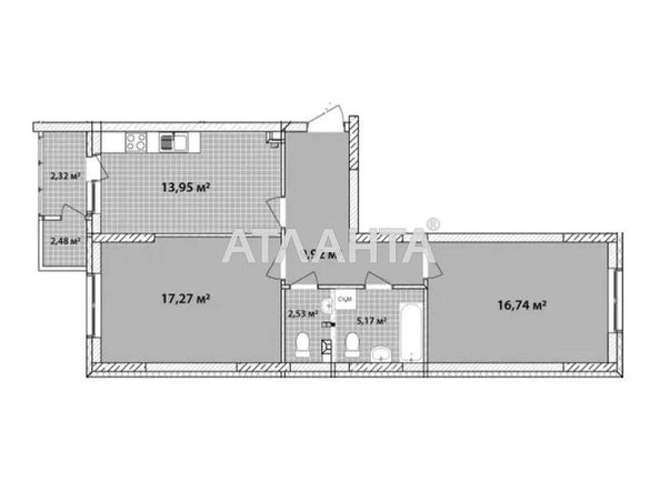 2-комнатная квартира по адресу ул. Ивана Выговского (площадь 67,5 м2) - Atlanta.ua - фото 4