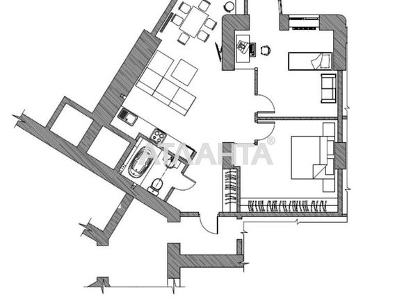 2-rooms apartment apartment by the address st. Lidersovskiy bul Dzerzhinskogo bul (area 82,0 m2) - Atlanta.ua - photo 15