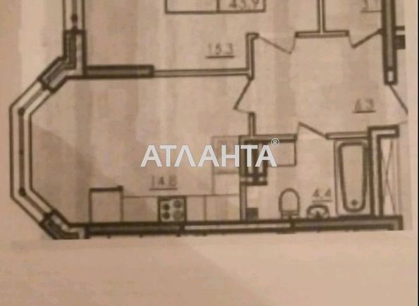 1-room apartment apartment by the address st. Tavriyskaya (area 44,7 m2) - Atlanta.ua