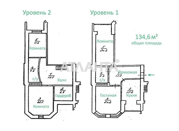 4+-rooms apartment apartment by the address st. Topolevaya (area 134,6 m2) - Atlanta.ua - photo 2