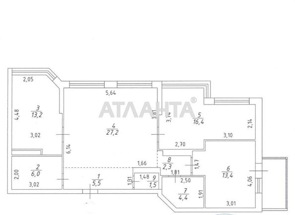 3-rooms apartment apartment by the address st. Vilyamsa ak (area 93,0 m2) - Atlanta.ua - photo 16
