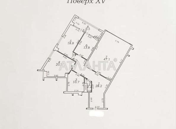 3-rooms apartment apartment by the address st. Gagarinskoe plato (area 151 m²) - Atlanta.ua - photo 39