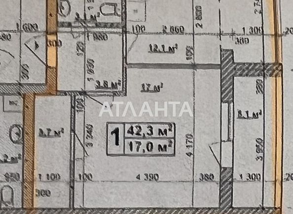 1-комнатная квартира по адресу ул. Институтская (площадь 42,3 м2) - Atlanta.ua - фото 13