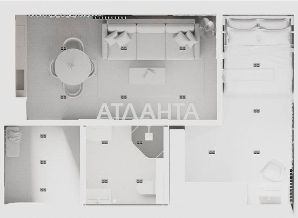 1-room apartment apartment by the address st. Kagarlitska (area 39,3 m2) - Atlanta.ua - photo 14