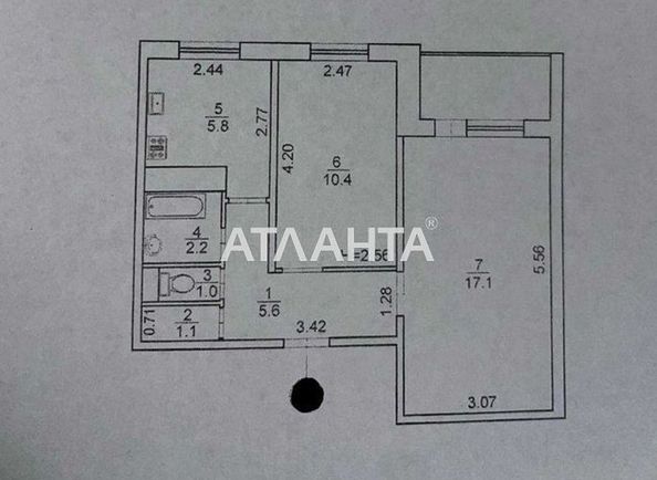 2-rooms apartment apartment (area 46,0 m2) - Atlanta.ua - photo 9