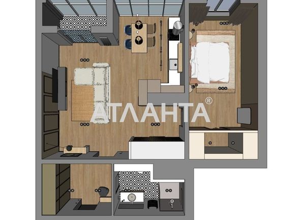 2-rooms apartment apartment by the address st. Shevchenko pr (area 80 m²) - Atlanta.ua - photo 6