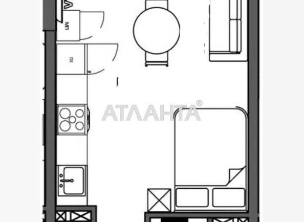 1-room apartment apartment by the address st. Spreysa (area 25,5 m2) - Atlanta.ua - photo 11