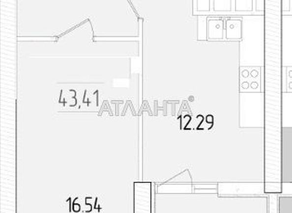 1-room apartment apartment by the address st. Krasnova (area 43,4 m²) - Atlanta.ua - photo 7