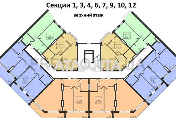 1-комнатная квартира по адресу ул. Дача Ковалевского (площадь 47,1 м²) - Atlanta.ua - фото 6