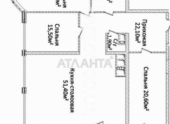 3-rooms apartment apartment by the address st. Novoberegovaya (area 150,4 m2) - Atlanta.ua - photo 5