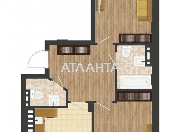 2-комнатная квартира по адресу ул. Николаевская (площадь 72,0 м2) - Atlanta.ua - фото 3