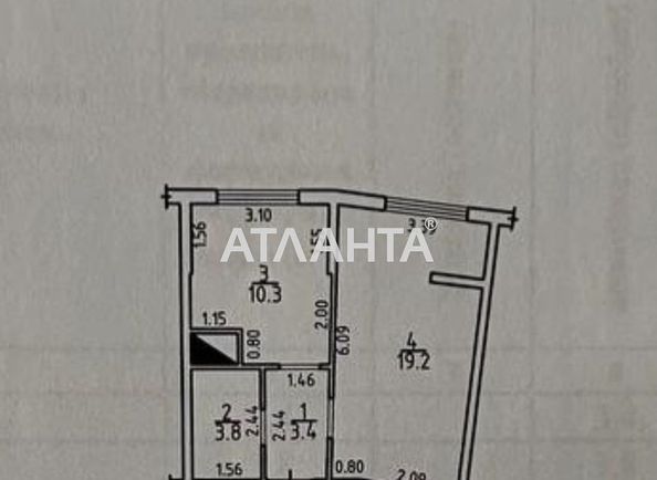 1-room apartment apartment by the address st. Kamanina (area 36,7 m2) - Atlanta.ua - photo 15